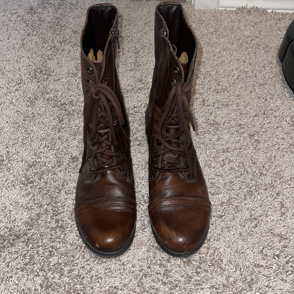 Steve Madden Combat Boots - Picture 2 of 3